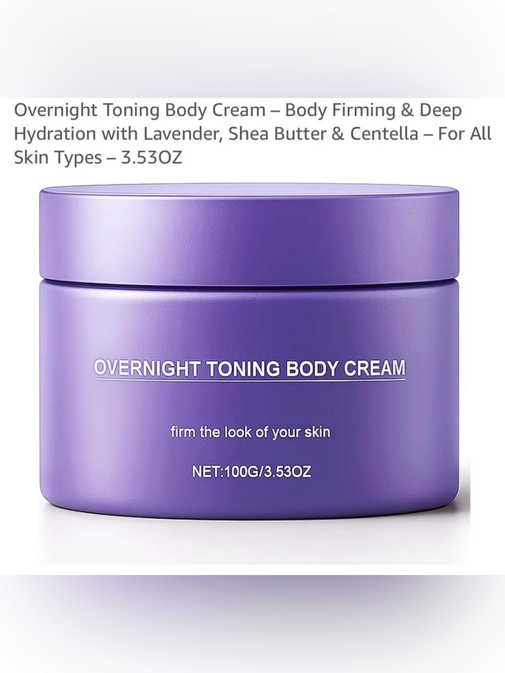 5/$30 Roseblum Overnight Toning Body Cream  3.53 OZ Sealed NWT